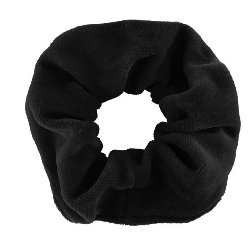 SCRUNCHIE veľká guma do vlasov, čierna