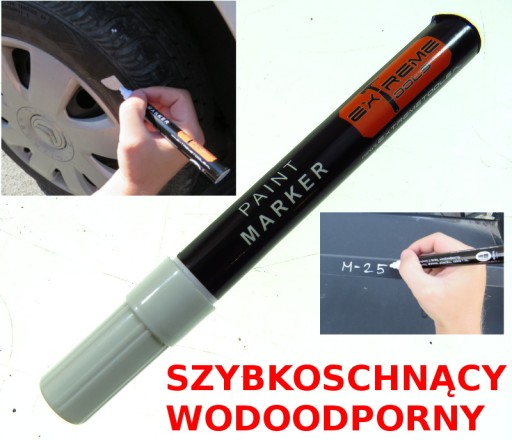 BIELY ZNAČOVAČ PNEUMATÍK, VODEODOLNÉ OLEJOVÉ PERO