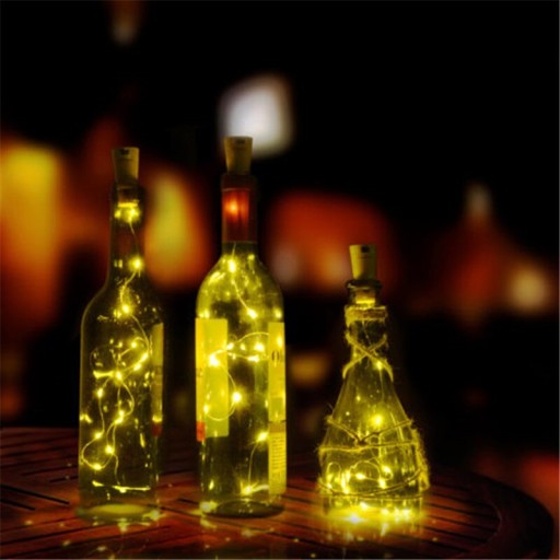 UZÁVER FĽAŠE GARLAND ZÁHRADNÁ ZÁSTRČKA LED LAMPY DRÔTE TEPLEJ BIELY