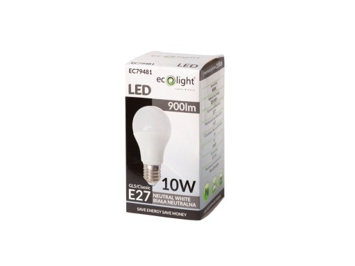5x Halogén E27 LED žiarovka 10W=80W 4000K Neutr