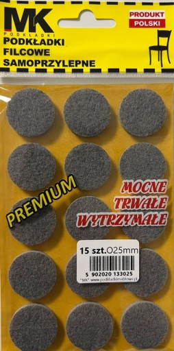 PLSTENÉ PODLOŽKY PRE NÁBYTkové STOLIČKY STOL FI 25mm
