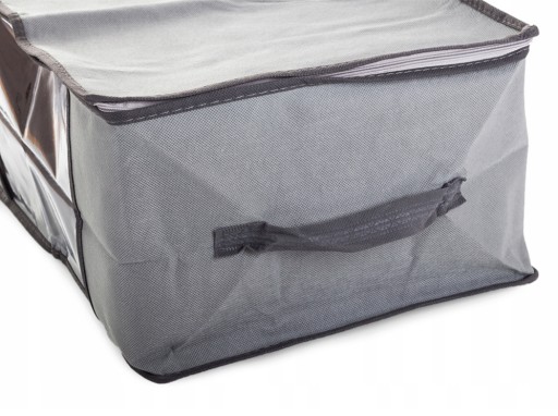 Priestranný box, veľký organizér na uloženie posteľnej bielizne, 45x30x20