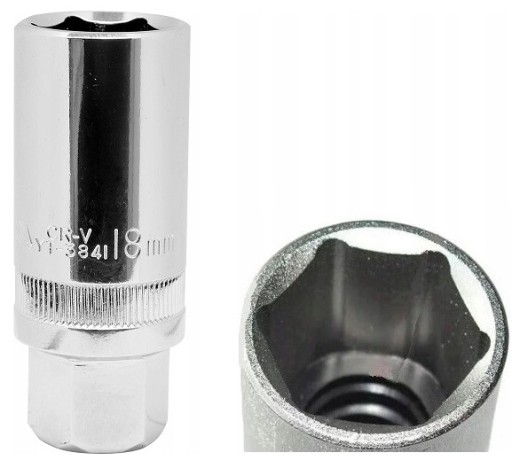 ZÁSUVKA NA SVIEČKU 3/8'' 6-RAMENNÝ KĽÚČ 18MM - YATO
