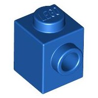 LEGO 87087 TEHLA 1x1 modrá (3g) 6 ks.