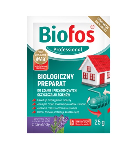 Biofos biologický prípravok do septikov 25g