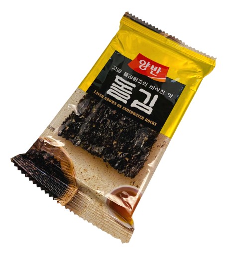 Nori Snack Pražené slané lupienky z rias 3,5g