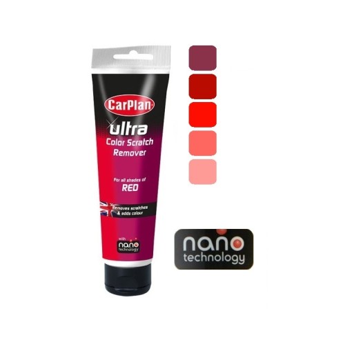 Pigment na škrabance v laku, pasta NANOtech RED