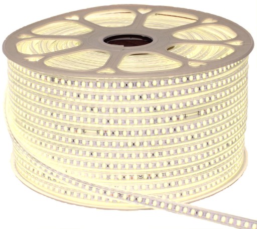 LED pásik 230V 4040 1M vodotesný teplý hadicový pásik