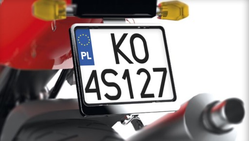 Chrómový rám poznávacej značky motocykla