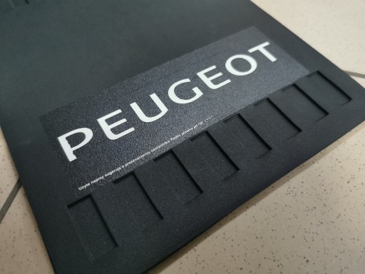 Lapač nečistôt, zástera, gumený kryt, 205x300 PEUGEOT