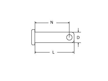 NEREZOVÝ PIN 6X45 PIN PIN PIN