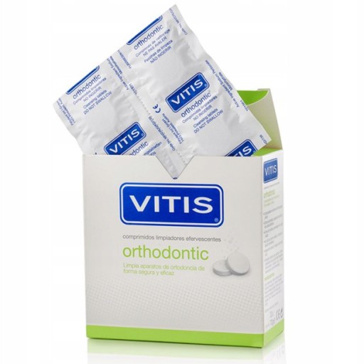 Čistiace tablety pre ortodontické aparáty Vitis