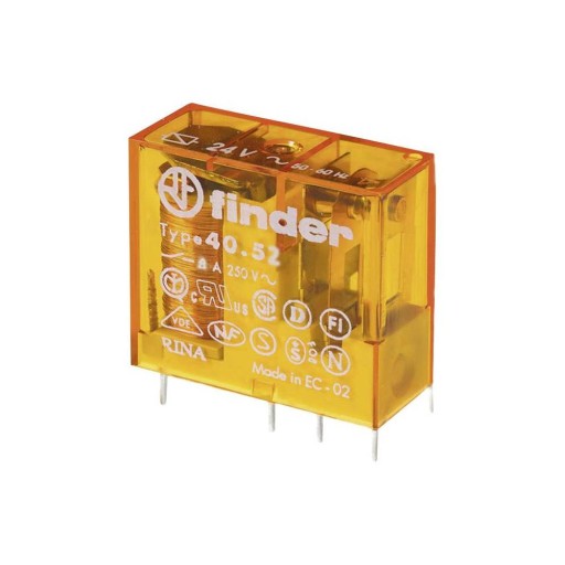 ELEKTROMAGNETICKÉ RELÉ 8A 2P 24V AC HĽADAČ