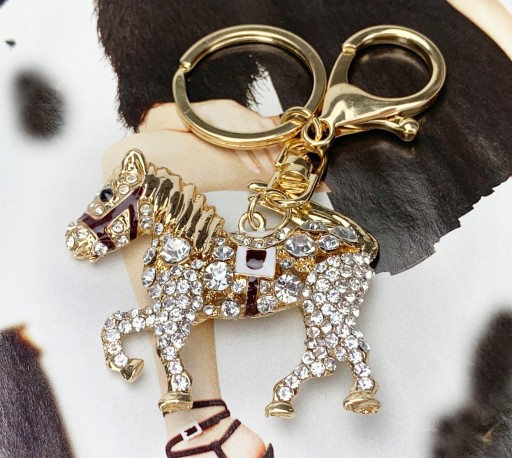 KRÚŽOK NA KĽÚČENKU Kôň Kôň Kôň kamienky Keychain