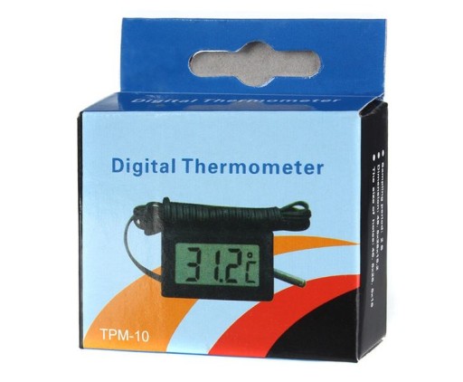 PRESNÝ ELEKTRONICKÝ TEPLOMER LCD DIGITÁLNA SONDA PRE KUCHYNSKÉ AKVÁRIUM