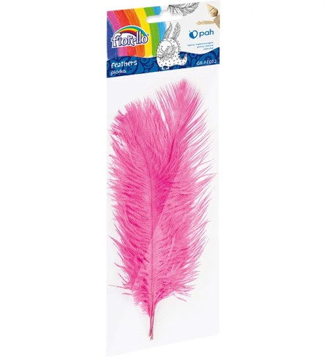 Ozdobné pierka ružové 16-22 cm 3 ks