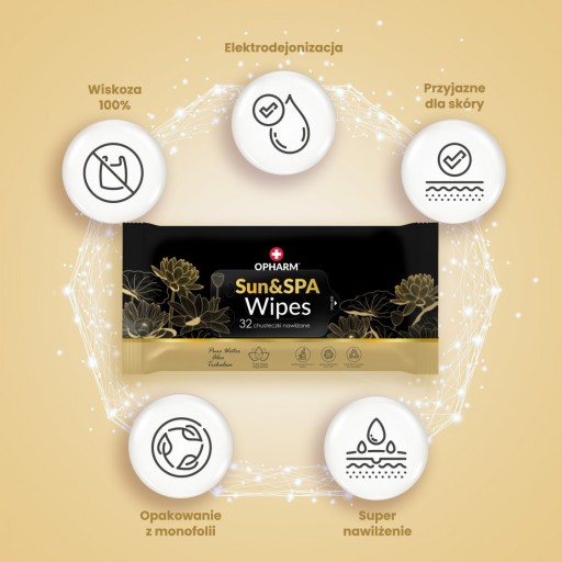 Opharm Sun&Spa Tanning upokojujúce obrúsky