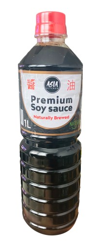 Prémiová sójová omáčka 1 liter - pre sushi ázijskú kuchyňu
