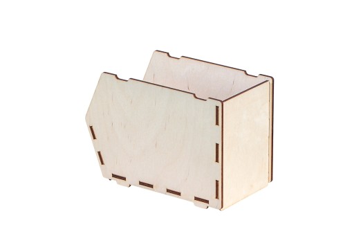 DREVENÝ dielenský box, gravírovaná nádoba