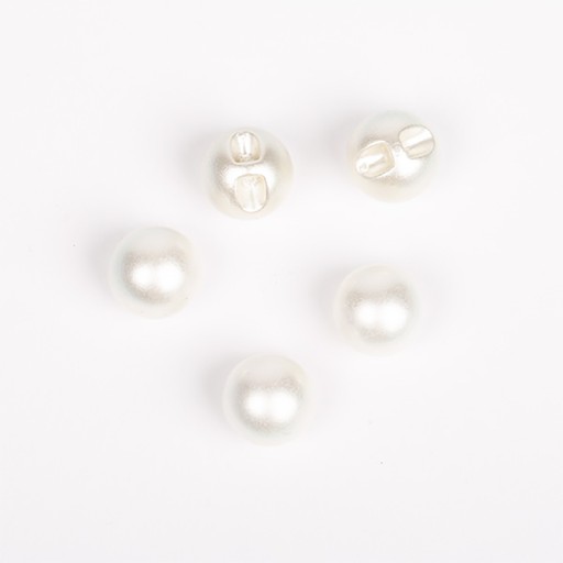 Kvapky perleťový plastový gombík / 12 mm / 541