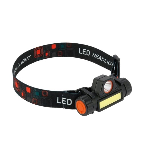 LED HLAVOVÁ LAMPA 4v1 MINI SVETLOMET S MAGNETOM