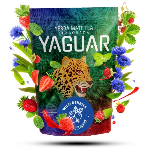 Yerba Mate Yaguar Lesné bobule Bobule 0,5 kg