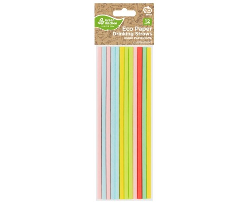 SLAMKY NA PITIE - PAPIER 12KS 6x197mm - PASTELOVÉ FAREBNÉ