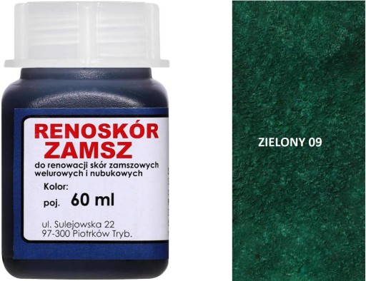 ZELENÁ 09 FARBA NA LÁTKOVÉ ČALÚNENIE / G9-99