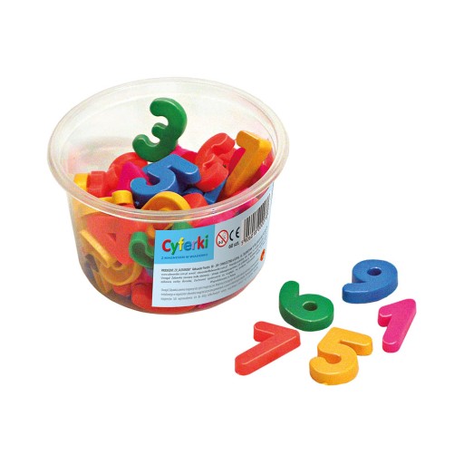 Magnetické čísla do chladničky MAGNETY 60 ks