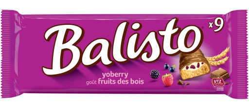 Balisto Jogurt Beeren Tyčinky Bobule Jogurt 9 ks 166,5g