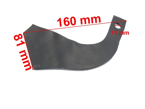 PRAVÝ Nôž ZNEČIŇOVACIEHO STROJA Cj1002/X-Gt65 HORTMASZ