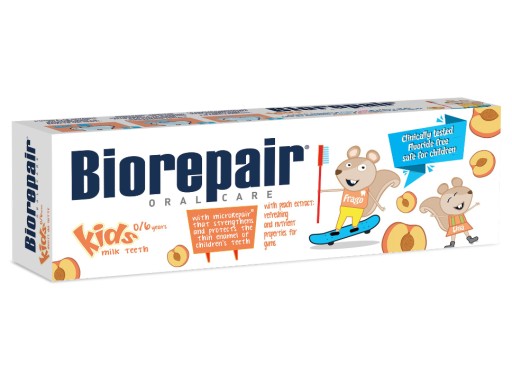 Biorepair Kids Broskyňová zubná pasta pre deti 0-6 rokov 50ml