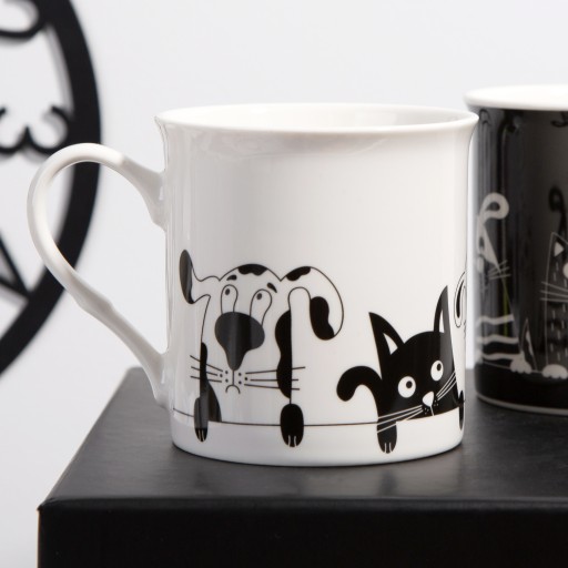 Hrnček pre dieťa ako darček Mačací pes Altom Design porcelán 250 ml