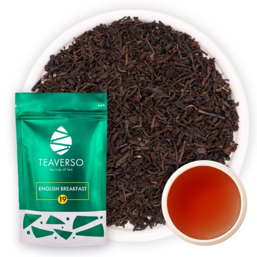 ČIERNY LISTOVÝ ČAJ ANGLICKÉ RAŇAJKY TEAVERSO 50G