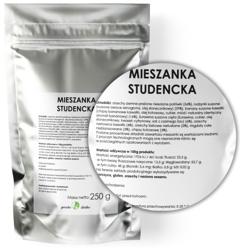 STUDENT MIX s orechmi a sušeným ovocím 250g