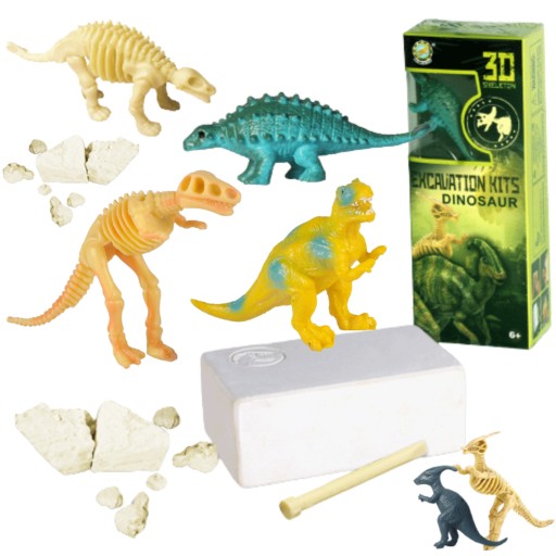 VYKOPÁVANIE DINOSAUROV FOSÍLNA SKELETA a FÓRA