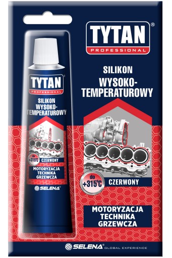 Vysokoteplotný silikón 20 ml titán