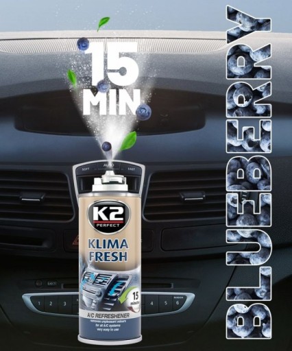 OSVIEŽOVAČ KLIMATIZÁCIE Granátové jablko K2 BLUEBERRY 150ML