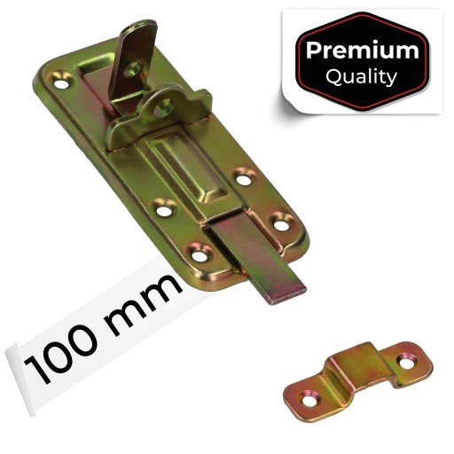 Závora garážovej brány 120 mm, plochá, zakrivená