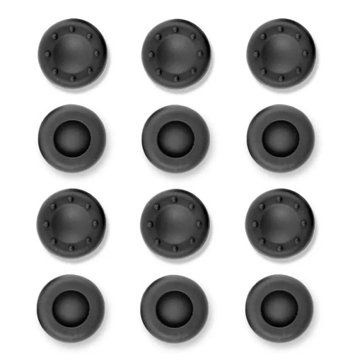 GUMA PREKRÝVKY PRE ANALÓGOVÉ GRIP PAD PS3 PS4 PS5 XBOX 8PIN 2PCS