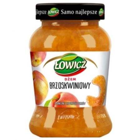 ŁOWICZ PEACH DŽEM N/S 450G ..