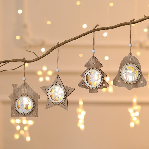 VIANOČNÁ DEKORÁCIA LED vianočná gulička lampa na vianočný stromček