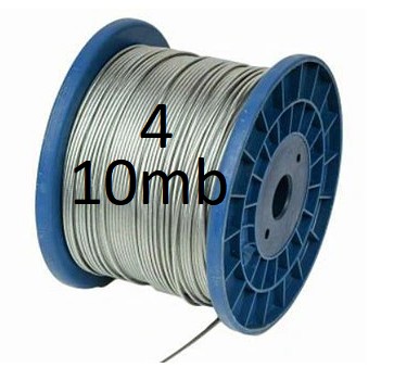 PVC OCELOVÉ LANO 4mm KÁBEL 10 m