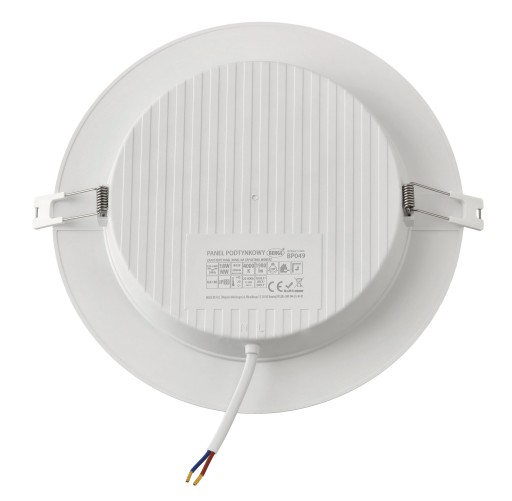 LED stropné svietidlo, zápustné, zápustné, 18W, 1980lm, 4000K, biele