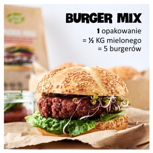 VEGAN Burger Mix Rastlinná náhrada mäsa 200g