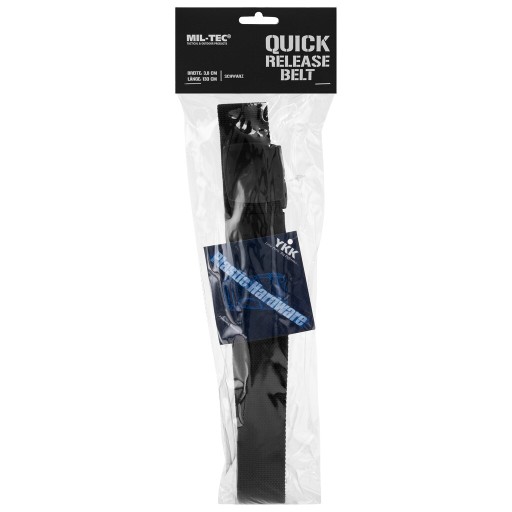 Taktický vojenský opasok Mil-Tec Quick Release, čierny, 115 cm