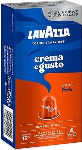 NESPRESSO LAVAZZA Crema e Gusto FORTE 10 kapsúl