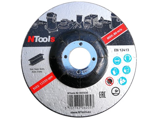 NTools SDSS Oceľové brúsne kotúče 125 x 6,4