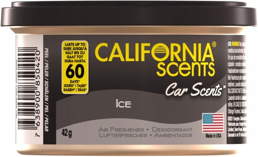 CALIFORNIA CAR Scents plechovka ľadovej vône 42g