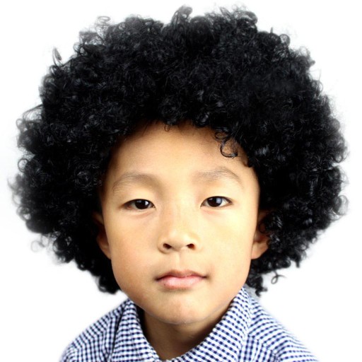 Afro Parochňa kučeravé vlasové kučery PRE DETI Farby
